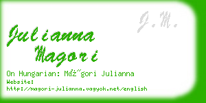 julianna magori business card